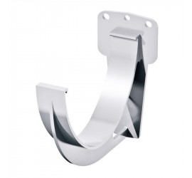 Кронштейн желоба водосточного ПВХ, белый - фото - 2