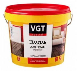Эмаль акриловая ВД-АК-1179 ПРОФИ ДЛЯ ПОЛА по дереву и бетону,полуматовая,орех ВГТ 2,5 кг - фото - 2