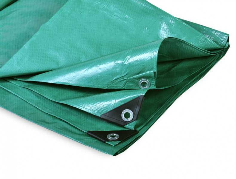 Тент из полиэтиленовой ткани зеленый ТЗ-120 3м*5м - фото - 1