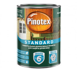 PINOTEX STANDARD антисептик, ореховое дерево 0,9л - фото - 2