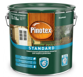 PINOTEX STANDARD антисептик, тиковое дерево 2,7л - фото - 2