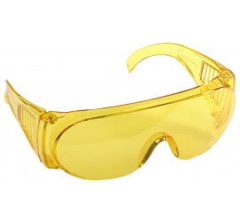Очки STAYER защитные с дужками, желтые 11042 - фото - 1