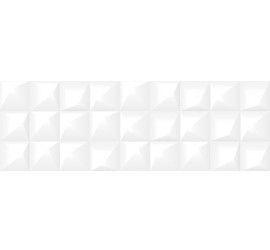 Gradient облицовочная плитка рельеф белый (GRS052D) 19,8x59,8 - фото - 1