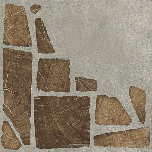 Woodland Керамогранит серый (16216) 42х42 - фото - 1