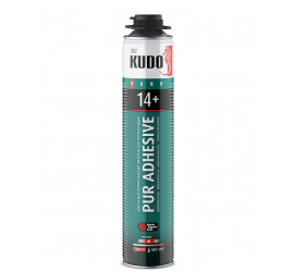 Клей-пена KUDO профессиональный всесезонный для теплоизоляционных плит, декор PROFF 14+ 1000 мл - фото - 2