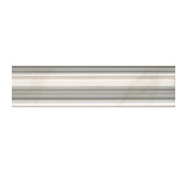 Висконти Бордюр Багет белый BLB042 20х5 - фото - 1