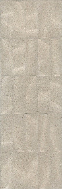 Безана Плитка настенная бежевая структура обрезной 12153R 25х75 - фото - 1
