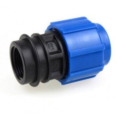 Муфта компрессионная d 25х3/4 внутренняя резьба для ПЭ - фото - 1