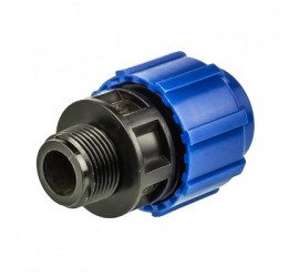 Муфта компрессионная d 32х1 наружная резьба для ПЭ - фото - 1