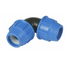 Отвод компрессионный d 32*90 для ПЭ - фото - 1