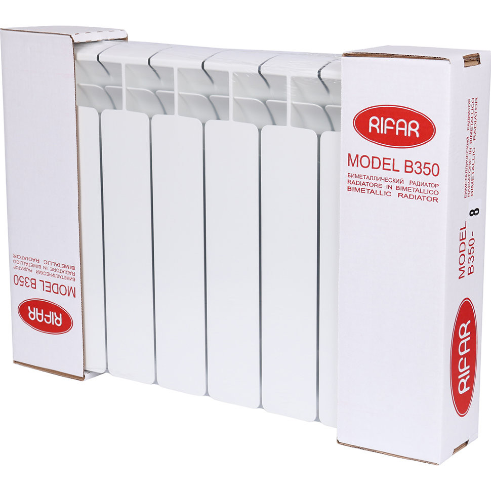 Радиатор Rifar Base биметаллический 350/100 8 секций - фото - 2