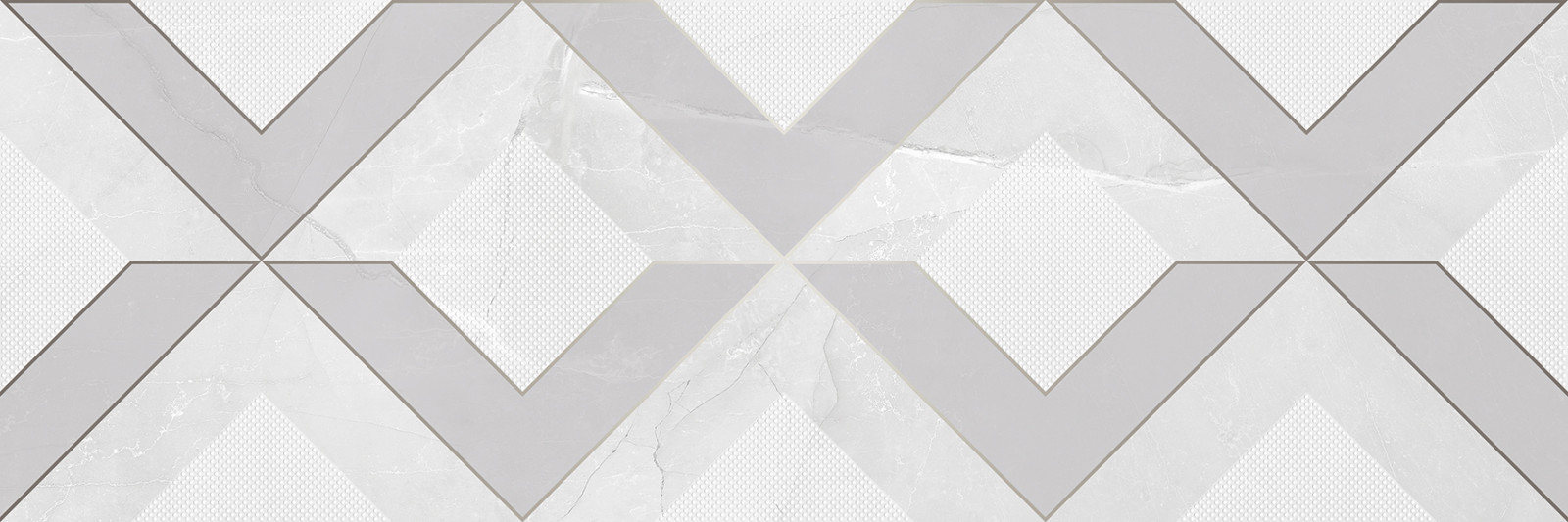 Monti Декор белый 20х60 - фото - 1