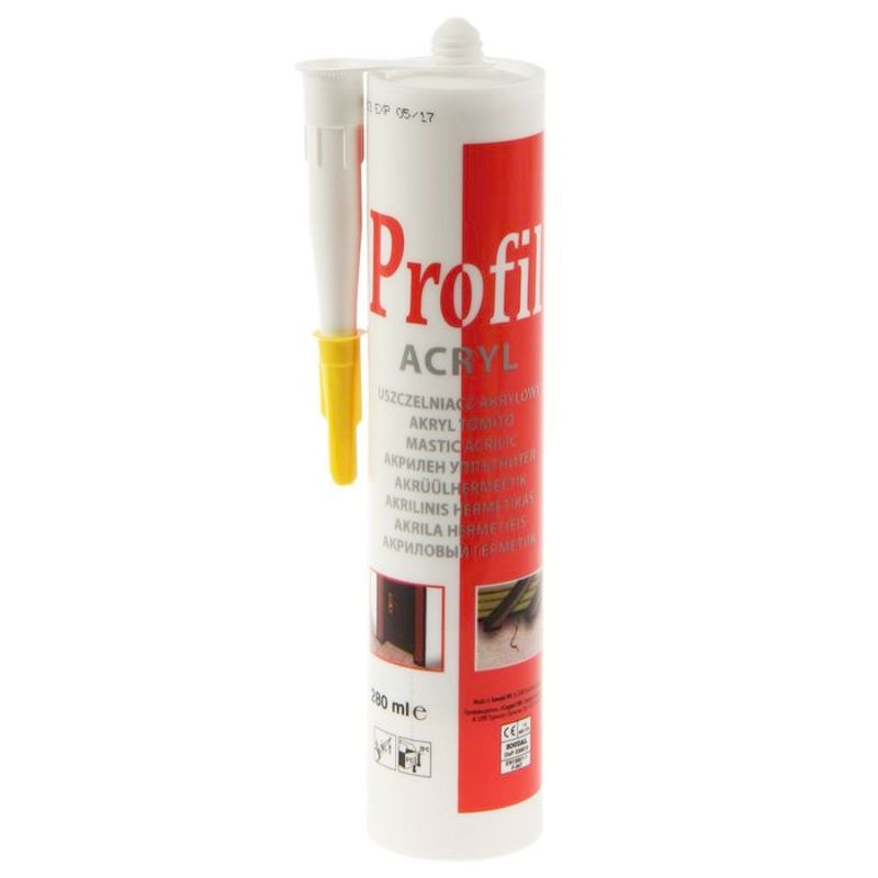 Акриловый герметик PROFIL белый 280 мл - фото - 1