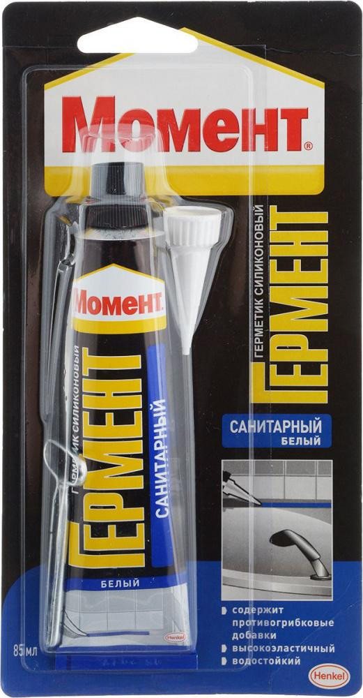 Герметик силиконовый Гермент санитарный белый 70 мл - фото - 1
