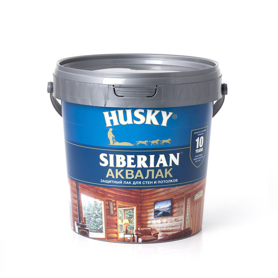 Лак акриловый для дерева HUSKY SIBERIAN 0,9л - фото - 1