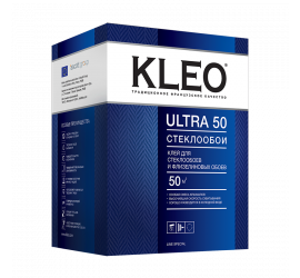 Клей KLEO ULTRA 50 для стеклообоев и флизелиновых обоев 500гр, 50м2 - фото - 1
