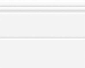 Керамик Плинтус белый 01 20х25 - фото - 1