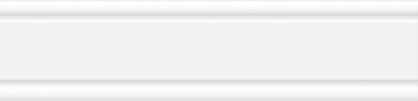 Lira Бордюр керамик белый 02 6х25 - фото - 1