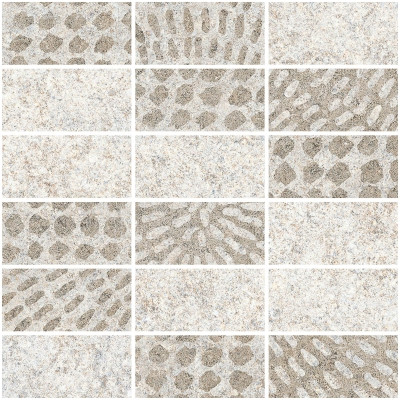Stone-X Мозаика Белый Матовый K9498878R001VTE0 30х30 (5x10) - фото - 1