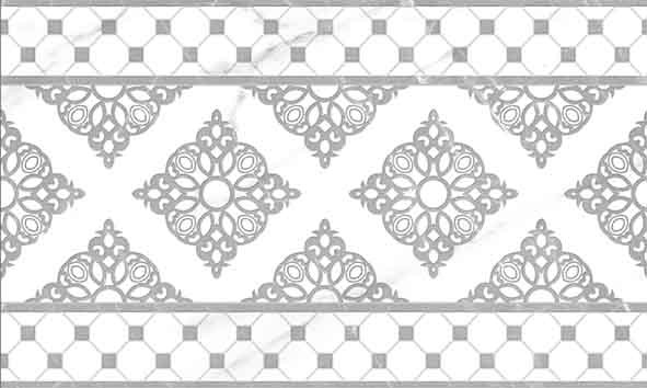 Elegance Декор серый 01 30х50 - фото - 1