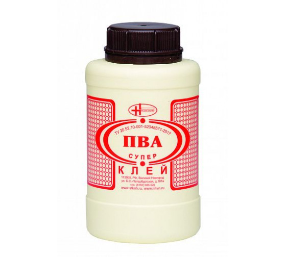 Клей ПВА-СУПЕР НОВОХИМ Новгород 1 кг - фото - 1