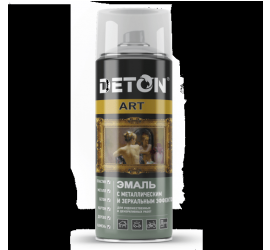 Эмаль с зеркальным и метал. эффектом Серебро, Аэрозоль "DETON ART", 520мл DTN-A70820 - 1 Эмаль с зеркальным и метал. эффектом Серебро, Аэрозоль "DETON ART", 520мл DTN-A70820 - фото - 1