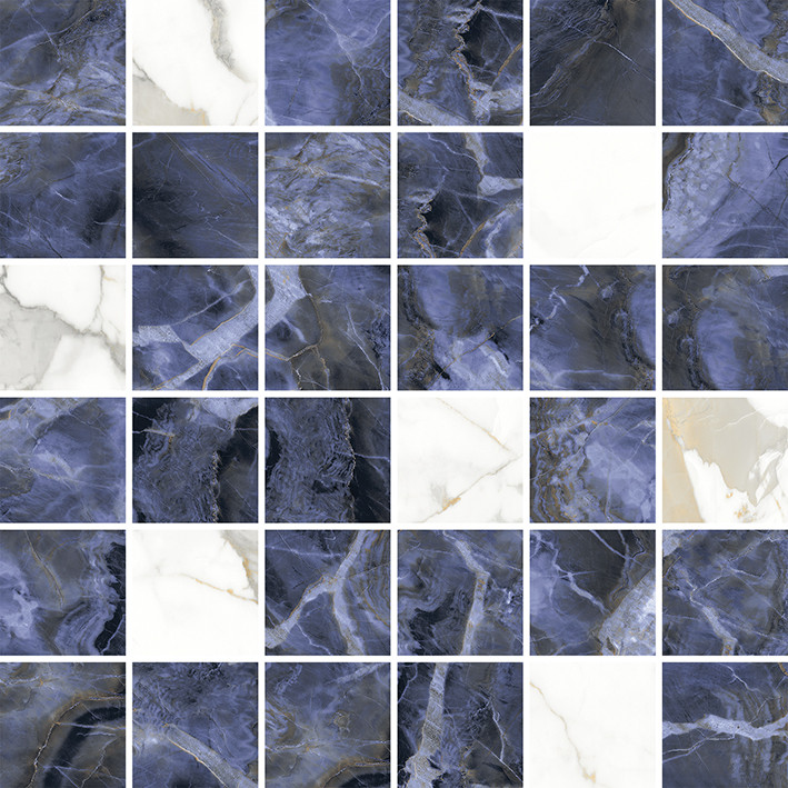 Laurel Мозаика микс синий 29,7х29,7 - фото - 1