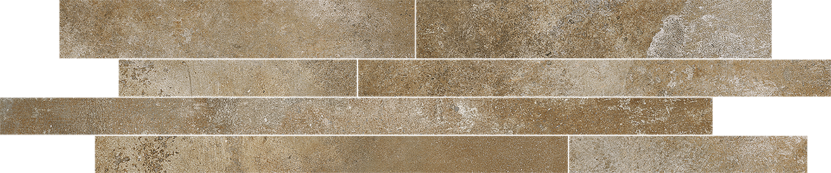 Ferry Мозаика коричневый 14,4х69 - фото - 1