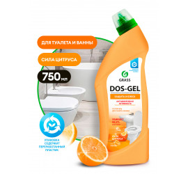 Средство чистящее для унитаза "DOS GEL" Сила цитрусов 750мл 125678 - фото - 1