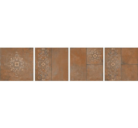 Каменный остров керамогранит коричневый декорированный 30х30 SG926400N - фото - 2