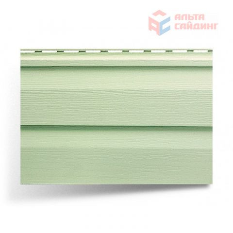Сайдинг виниловый КОРАБЕЛЬНЫЙ БРУС цв. САЛАТОВЫЙ кол. АЛЬТА-САЙДИНГ 230мм*3660 АЛЬТА-ПРОФИЛЬ - фото - 1