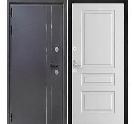 Дверь металлическая Термо-1 4К Дуб беловежский/венге 2050*960,860 правая,левая ТЕРМОРАЗРЫВ - фото - 3