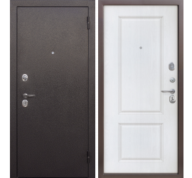 Дверь металлическая Тайга 9 Белый клён 2050*960,860 правая,левая - фото - 1