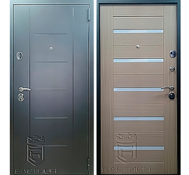 Дверь металлическая Модерн Капучино 2050*960,860 правая,левая - фото - 1