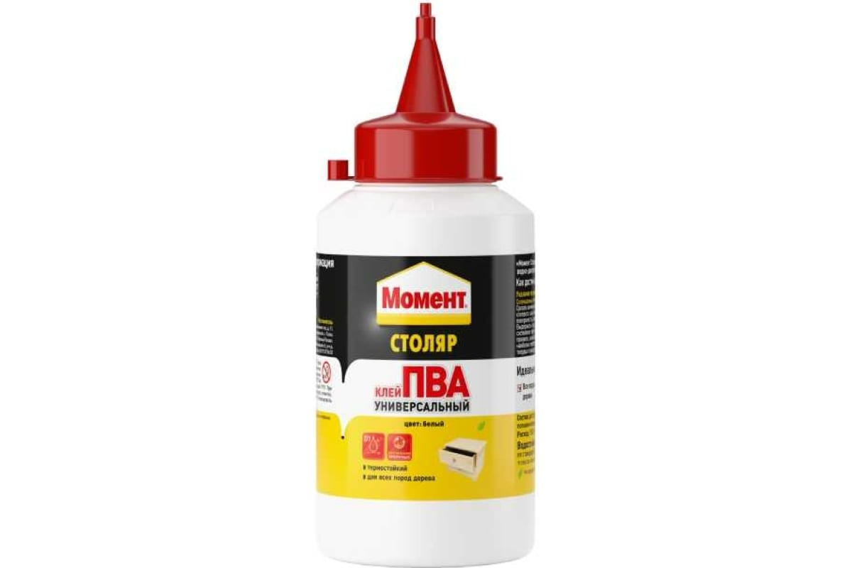 Столярный клей МОМЕНТ ПВА универсал 250г - фото - 1