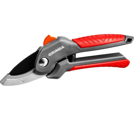 Секатор Grinda G-24 с 2-комп. ручками, контактный 200мм 423124 - фото - 1
