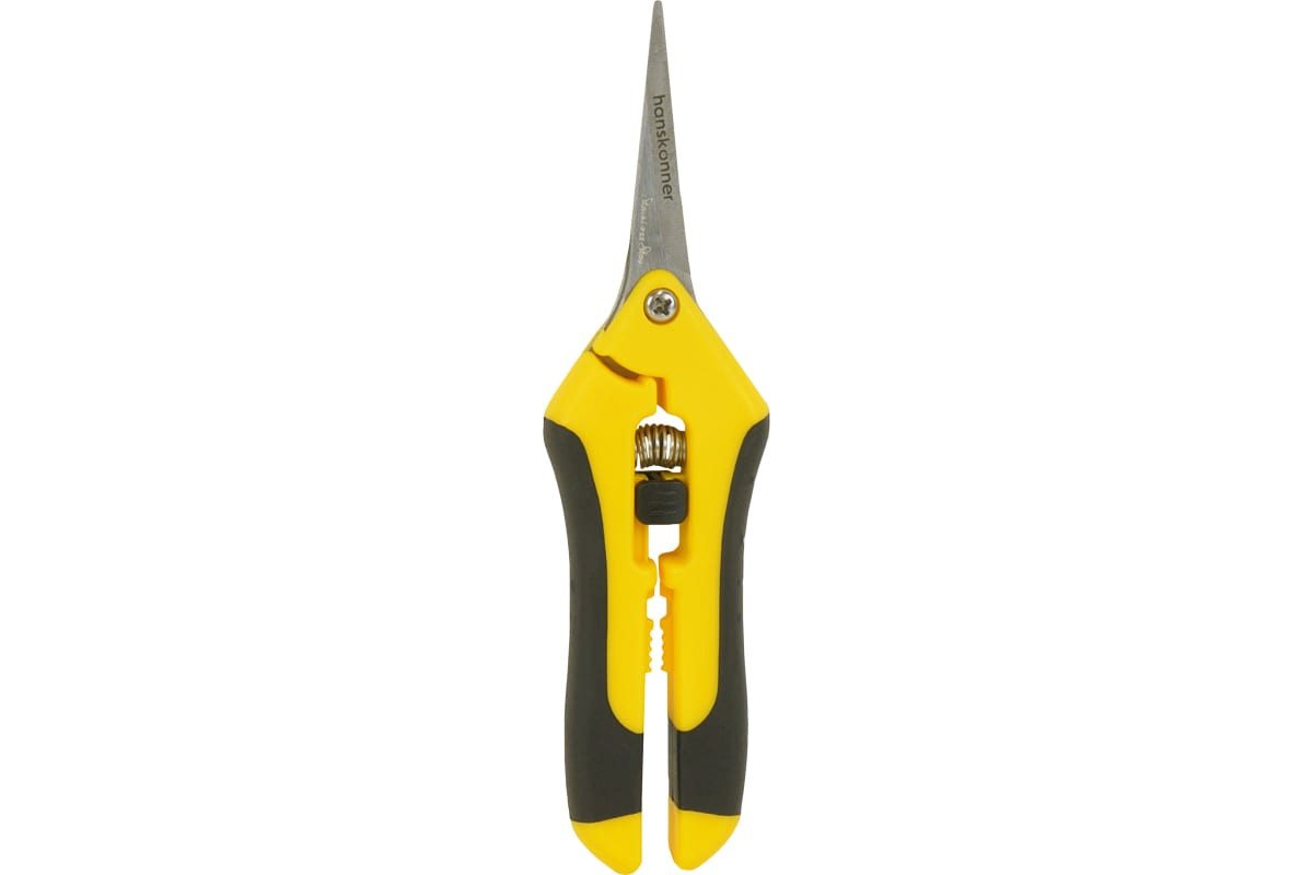 Секатор 150 мм HK3012-07-26, цветоч. Узкое лезвие HansKonner - фото - 2