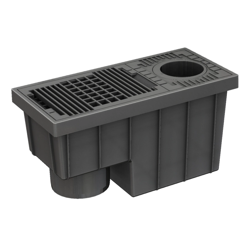 ЛИВНЕПРИЕМНИК КРОВЕЛЬНЫЙ MASTER ЧЕРНЫЙ 377*176*202 A15 - фото - 3