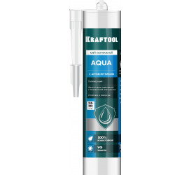 KRAFTOOL AQUA, 310 мл, белый, водостойкий монтажный клей (41345) - 1 KRAFTOOL AQUA, 310 мл, белый, водостойкий монтажный клей (41345) - фото - 1