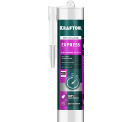 KRAFTOOL EXPRESS, 310мл прозрачный, монтажный клей экспресс хватка (41347) - фото - 1