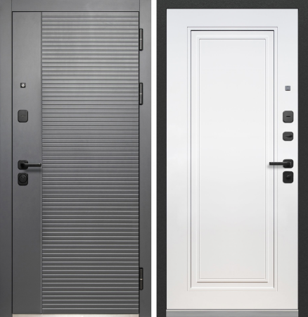 Дверь металлическая Тайга 9см 2МДФ 2050*960,860 правая,левая - фото - 1