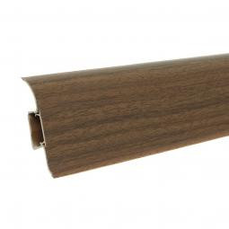 Плинтус напольный с центральной планкой 55мм 2,2м 