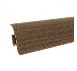 Плинтус напольный с центральной планкой 55мм 2,2м "Идеал Классик" Дуб кофейный / 207 К-П55п 207 ДУБ - фото - 2
