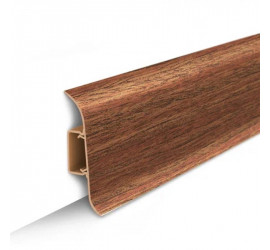 Плинтус напольный с центральной планкой 55мм 2,2м "Идеал Классик" Ольха / 341 - фото - 2