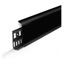 Плинтус напольный 70мм 2,2м "Деконика" Черный / 007 - фото - 3