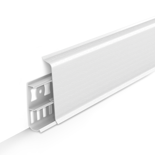 Плинтус напольный с кабель-каналами 85мм 2,2м 