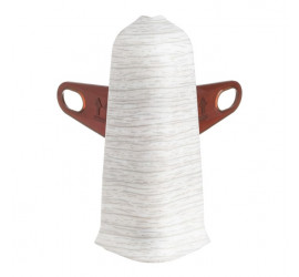 Угол для плинтуса 70мм "Деконика" Клен патина / 265 наружный (комплект) - фото - 2