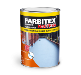 Мастика резино-битумная "FARBITEX" 4кг - фото - 1