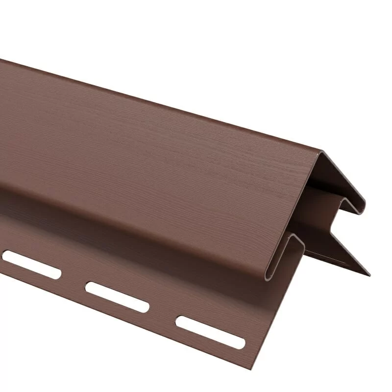 Угол наружный ТЕХНОНИКОЛЬ 75 Каштан 3м - фото - 1