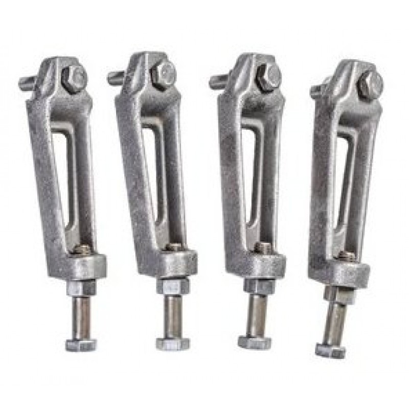 Ножки (комплект 4 регул.с выемкой) к чугунным ваннам 